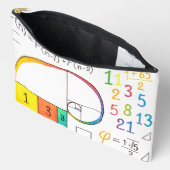 Fibonacci Sequence & Golden Ratio Math Zip Pouch Zubehörtasche (Offen)