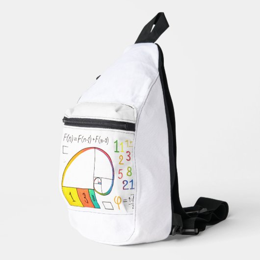 Fibonacci Sequence & Golden Ratio Sling Bag (Rechte Ecke)