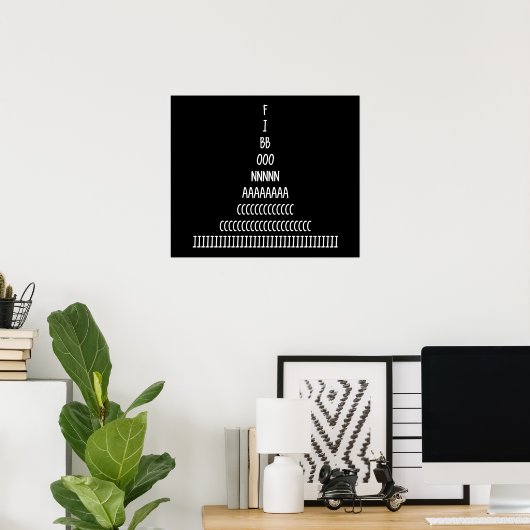 Fibonacci Sequence Poster (Heimbüro)