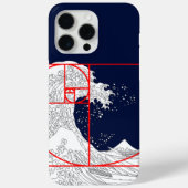 Fibonacci-Sequenz und die große Welle Case-Mate iPhone Hülle (Rückseite)