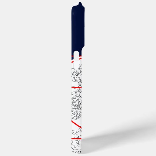 Fibonacci-Sequenz und die große Welle Case-Mate iPhone Hülle (Rückseite / Rechts)