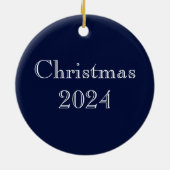 Fibonacci-Sequenz und die große Welle Keramik Ornament (Hinten)