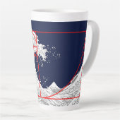 Fibonacci-Sequenz und die große Welle Milchtasse (Rechte Ecke)