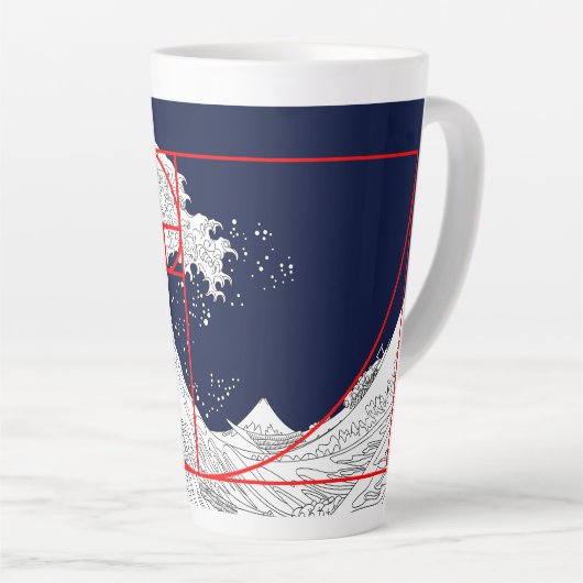 Fibonacci-Sequenz und die große Welle Milchtasse (Rechte Ecke)