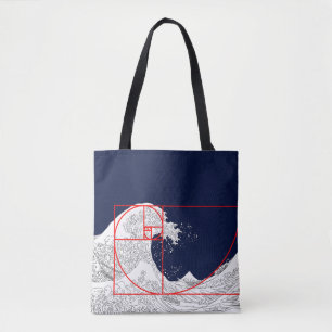 Fibonacci-Sequenz und die große Welle Tasche