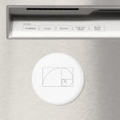 Fibonacci Spiral Magnet (In Situ (Geschirrspüler))