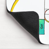 Fibonacci Spiral Math Mousepad (Ecke)