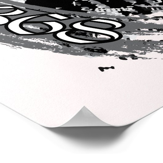 Fibonacci Spiral Poster (Ecke)