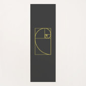 Fibonacci Spiral Sacred Geometry Yogamatte (Vorderseite)