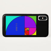 Fibonacci-Spirale Case-Mate iPhone Hülle (Rückseite (Horizontal))