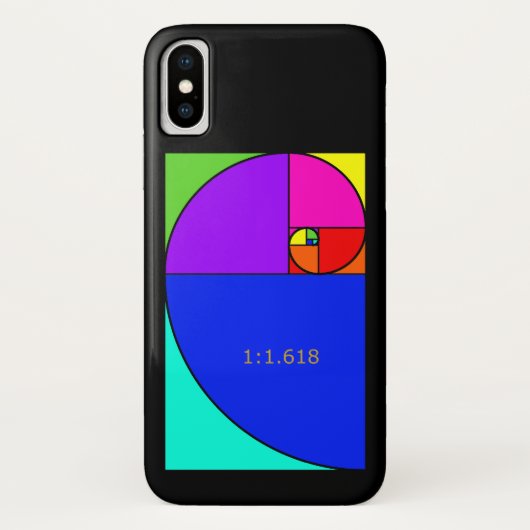 Fibonacci-Spirale Case-Mate iPhone Hülle (Rückseite)