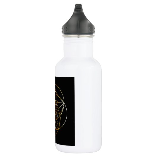 Fibonacci-Spirale die heilige Geometrie Trinkflasche (Rechts)