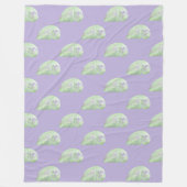 Fibonacci SpiralElefant - Goldenes Verhältnis 3 Fleecedecke (Vorderseite)