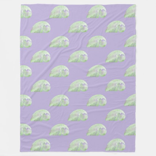 Fibonacci SpiralElefant - Goldenes Verhältnis 3 Fleecedecke (Vorderseite)