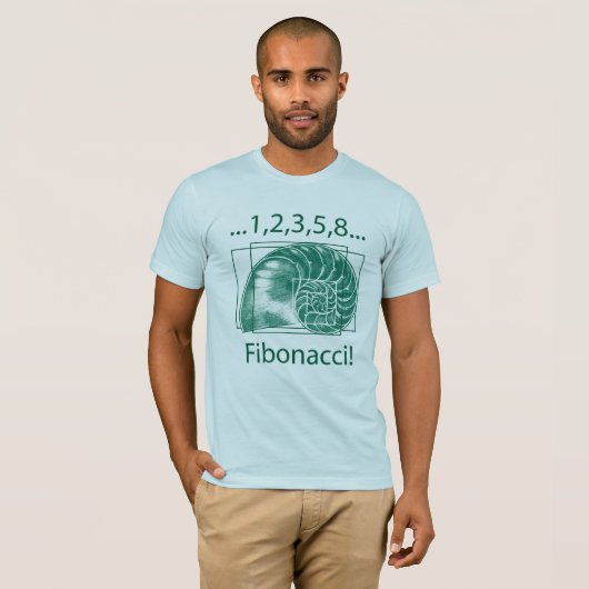 Fibonacci T Shirt (Vorne ganz)