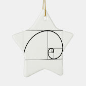 Fibonacci-Verhältnis Keramikornament (Rechts)