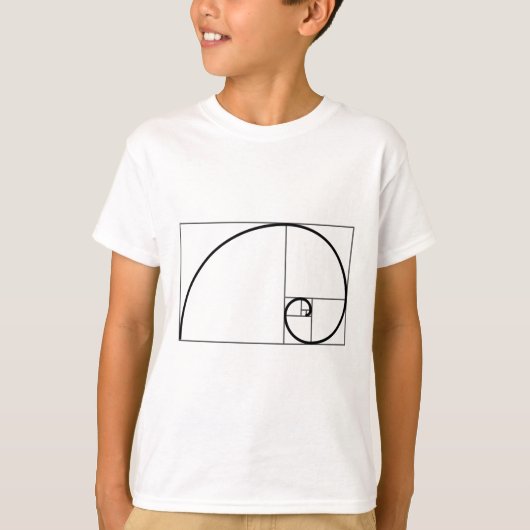 Fibonacci-Verhältnis T-Shirt (Vorderseite)
