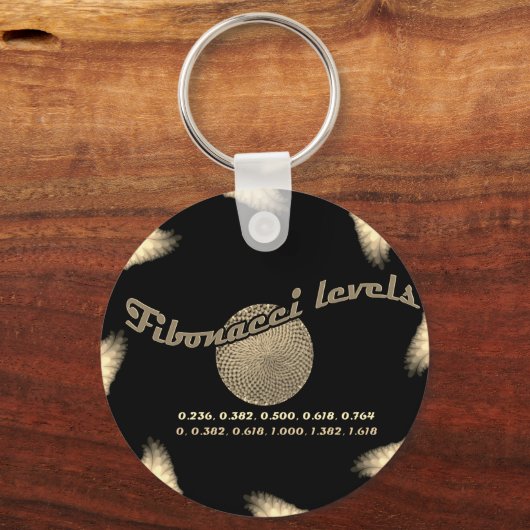 Fibonacci-Zahlen für Händler Schlüsselanhänger (Rückseite)