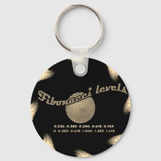Fibonacci-Zahlen für Händler Schlüsselanhänger (Rückseite)
