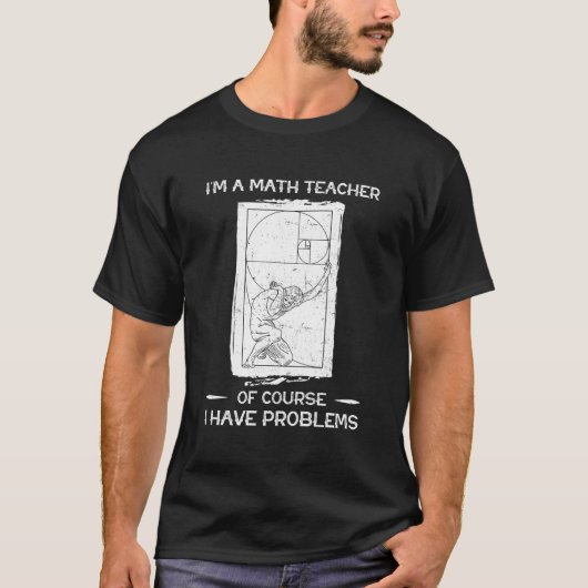 Fibonaccis Spiralmathematik T-Shirt (Vorderseite)