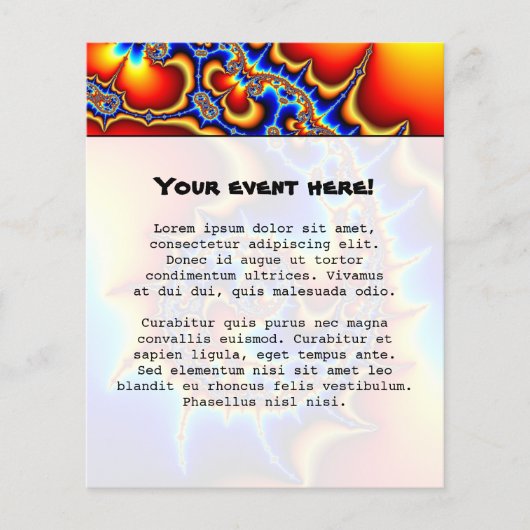 Fibonaccispikeral Flyer (Vorne)