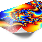 Fibonaccispikeral Fotodruck (Ecke)