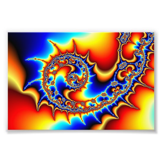 Fibonaccispikeral Fotodruck (Vorne)