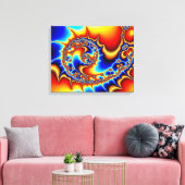 Fibonaccispikeral Leinwanddruck (Insitu (Wohnzimmer))