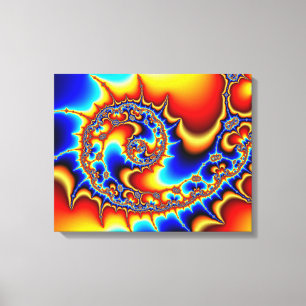 Fibonaccispikeral Leinwanddruck