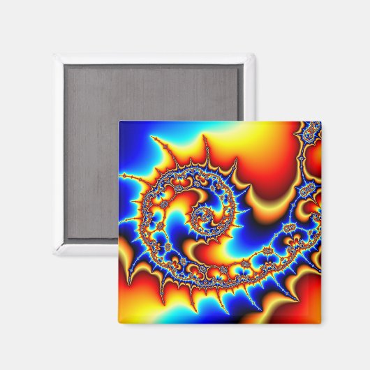 Fibonaccispikeral Magnet (Vorderseite/Rückseite)