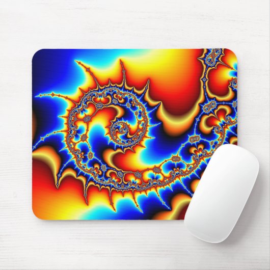 Fibonaccispikeral Mousepad (Mit Mouse)