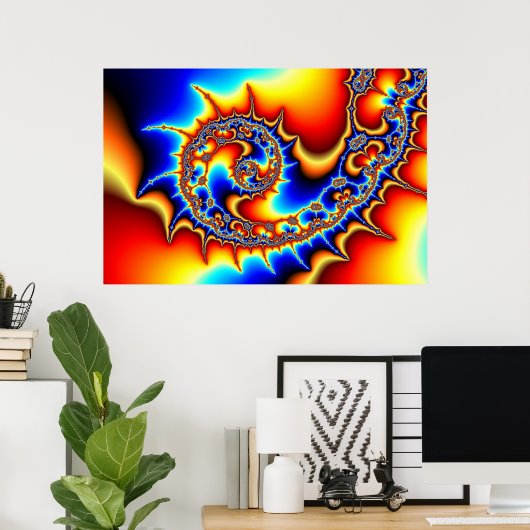 Fibonaccispikeral Poster (Heimbüro)