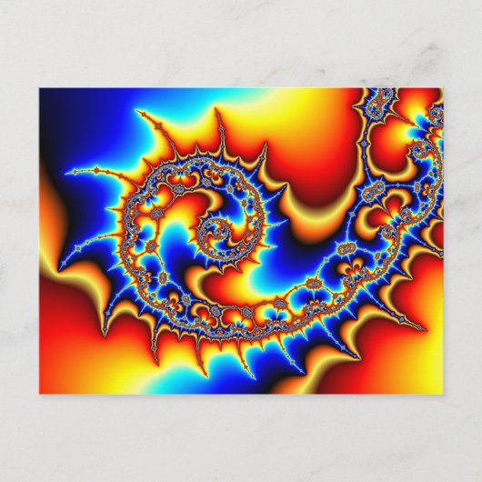 Fibonaccispikeral Postkarte (Vorderseite)