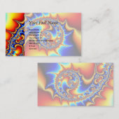 Fibonaccispikeral Visitenkarte (Vorne/Hinten)