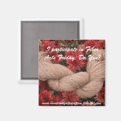 Fibre Arts Freitag Magnet (Vorderseite/Rückseite)