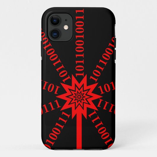 Fibre Optic Data Burst Case-Mate iPhone Hülle (Rückseite)