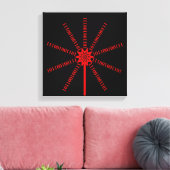 Fibre Optic Data Burst Leinwanddruck (Insitu (Wohnzimmer))
