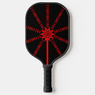 Fibre Optic Data Burst Pickleball Schläger
