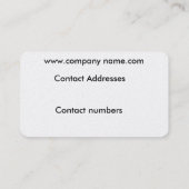 Fibre Optics-Image für Visitenkarten Visitenkarte (Rückseite)