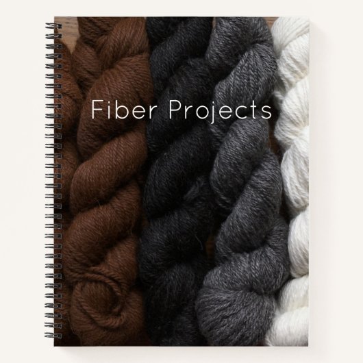Fibre Projects Knitting & Crochet Design Journal Notizblock (Vorderseite)