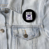Fibro Bewusstseinssprache im Mai tragen wir Lila H Button (Beispiel)