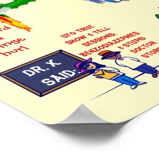 "FIBRO-Camp FOGGY BOTTOM Foto Array Poster" Poster (Ecke)