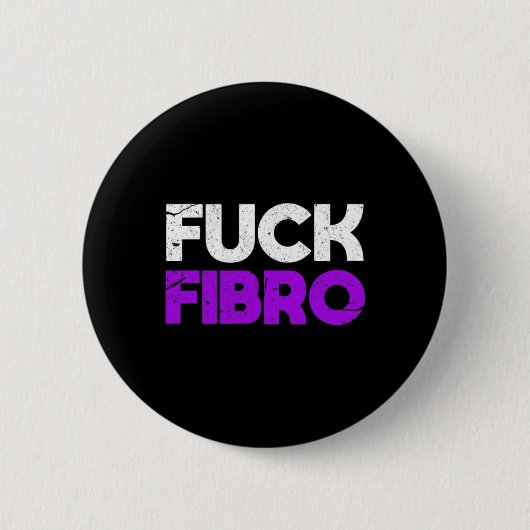 Fibro Fibromyalgie Fibromyositis Chronischer Schme Button (Vorderseite)