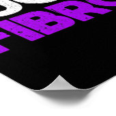 Fibro Fibromyalgie Fibromyositis Chronischer Schme Poster (Ecke)