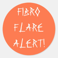 FIBRO FLARE ALERT! -Sticker