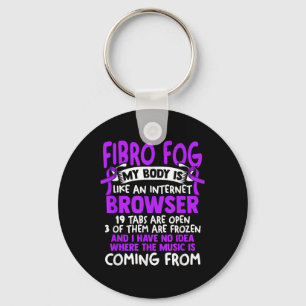 Fibro Fog - Fibro Survivor Funny Fibromyalgie Awar Schlüsselanhänger