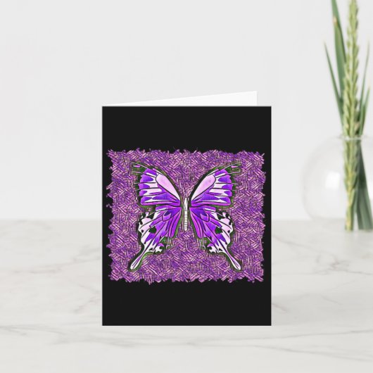 Fibro Lupus Glaskugeln Kunst-Spoonie Karte (Vorderseite)
