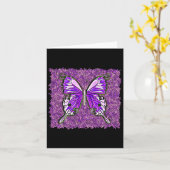 Fibro Lupus Glaskugeln Kunst-Spoonie Karte (Gelbe Blume)