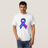 Fibro ME/CFS Chronic Fatigue Syndrome Awareness T-Shirt (Vorne ganz)