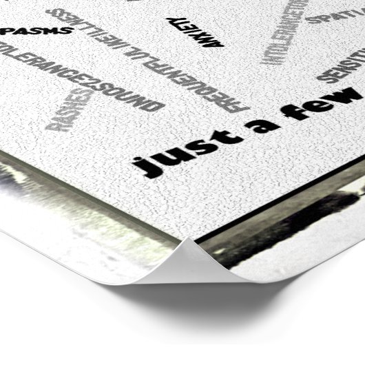 Fibro-Symptomposter Poster (Ecke)